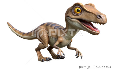 Velociraptor isolated on transparent PNG background Velociraptor isolated on transparent PNG background 130063303