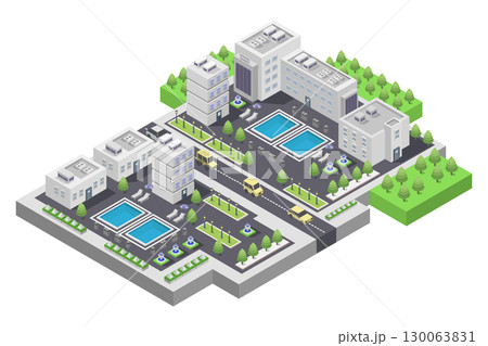 Isometric hotel 130063831