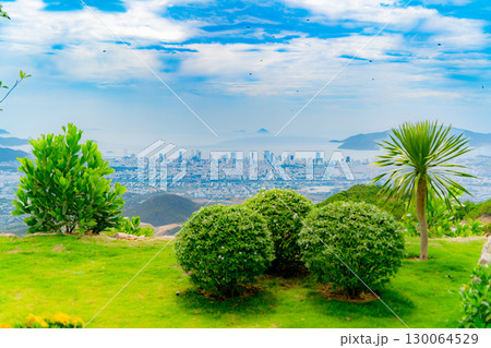 View of the city by the sea. View of the city by the sea. 130064529