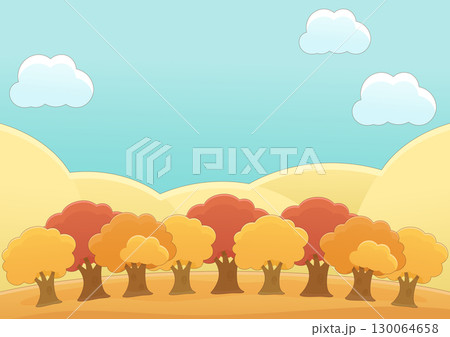 orange autumn nature background 2 130064658