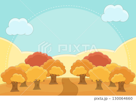 orange autumn nature frame 2 130064660
