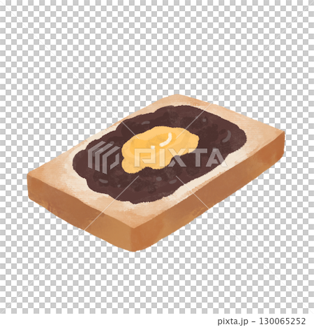 小倉トースト・パンのイラスト 130065252