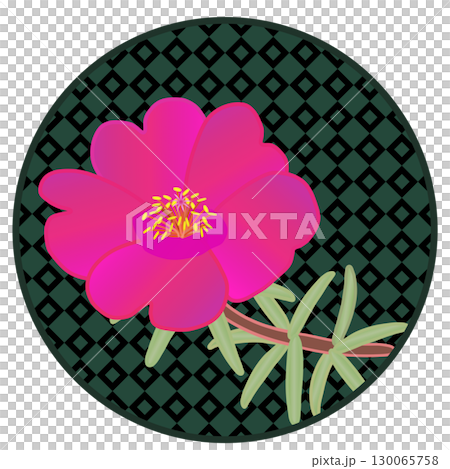 Illustration of a pine needle peony 130065758