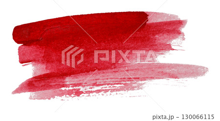 red watercolor background. Artistic hand paint. Isolated on transparent background. red watercolor background. Artistic hand paint. Isolated on transparent background. 130066115