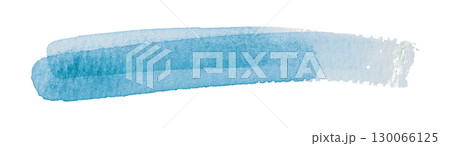light blue watercolor background. Artistic hand paint. Isolated on transparent background. 130066125