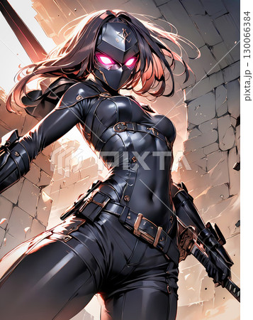 荒々しい雰囲気の近未来アサシン 130066384