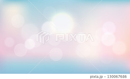 Hot summer day. Abstract background with lens flare effect. 3d style vector illustration 130067686