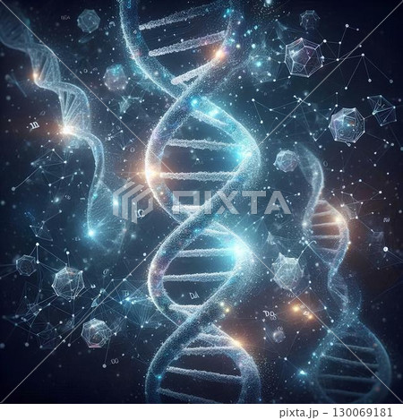 representation of the dna double helix 130069181