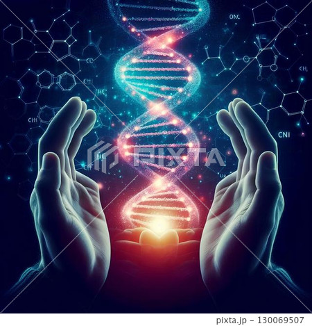 representation of the dna double helix 130069507