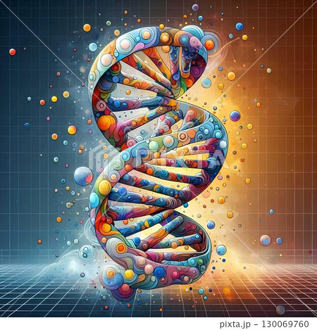 representation of the dna double helix 130069760