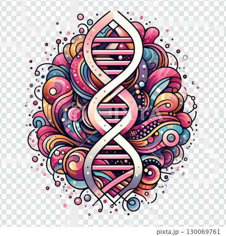 representation of the dna double helix 130069761