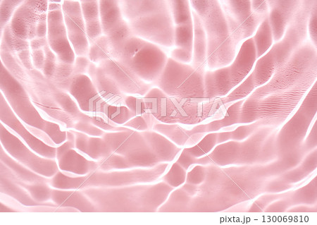 Abstract pink water background with streaks of water. 130069810