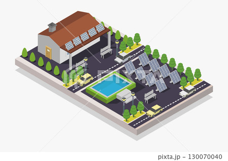 Isometric house Isometric house 130070040