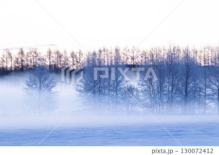 霧氷と気嵐 130072412