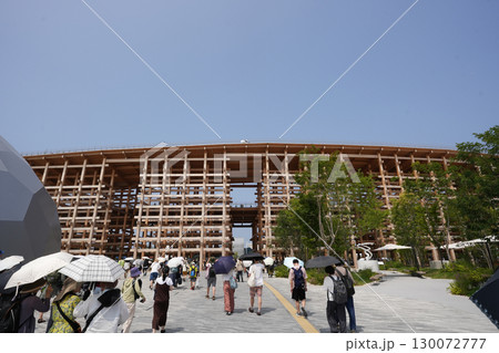 【大阪万博2025年】大屋根リングと東ゲートエリア 130072777