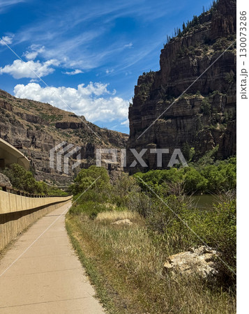 Path Through Glenwood Canyon Path Through Glenwood Canyon 130073286