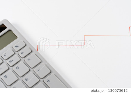 グラフと電卓で価値が上がるイメージ 130073612