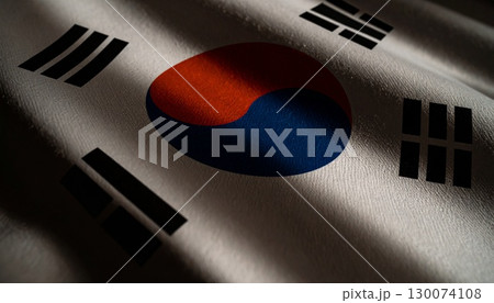 韓国の国旗 韓国の国旗 130074108