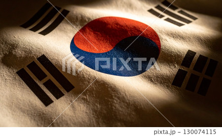 韓国の国旗 130074115