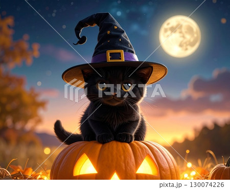ハロウィン子猫 ハロウィン子猫 130074226