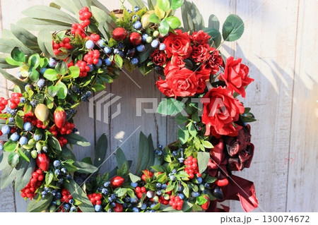 クリスマスリース　 130074672