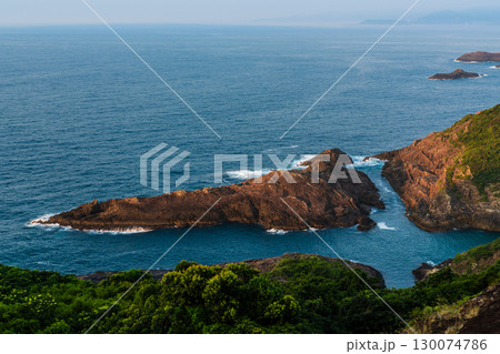 願いが叶うクルスの海の朝景色　【宮崎県日向市】 130074786