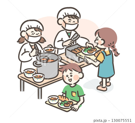 給食当番 130075551