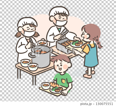 給食当番 130075551