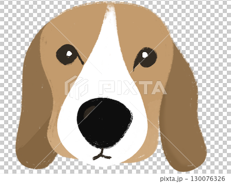A dog cartoon face graphic elements decorated A dog cartoon face graphic elements decorated 130076326