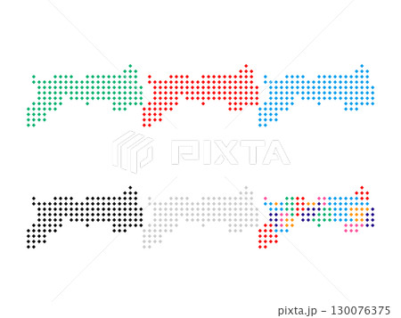 ドット絵の地図_鳥取県_角ドット-05 ドット絵の地図_鳥取県_角ドット-05 130076375