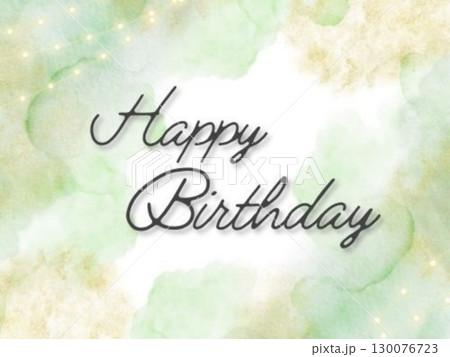 バースデーカード 緑 バースデーカード 緑 130076723