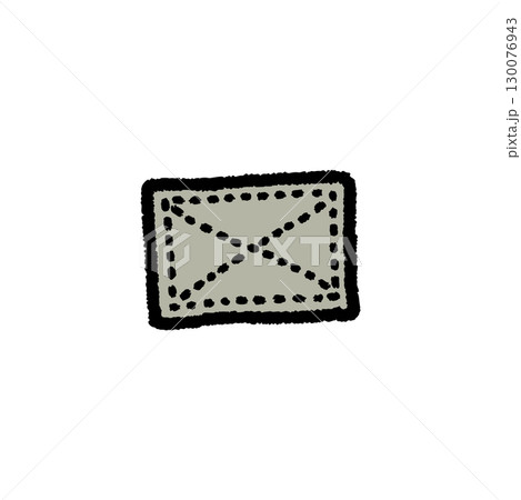 雑巾 掃除用具 イラスト 手描き シンプル 素材 雑巾 掃除用具 イラスト 手描き シンプル 素材 130076943