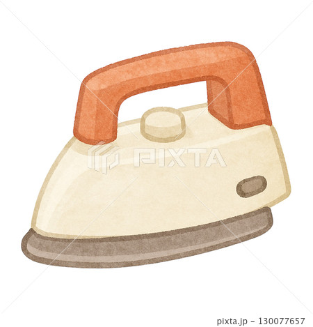 【家電】レトロなアイロンのイラスト 【家電】レトロなアイロンのイラスト 130077657