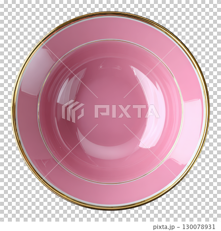 Elegant Pink Plate with Gold Trim for Stylish Dining and Home Decor, Perfect for Special Occasions Elegant Pink Plate with Gold Trim for Stylish Dining and Home Decor, Perfect for Special Occasions 130078931