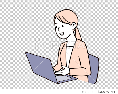 Business people working remotely Business people working remotely 130079144