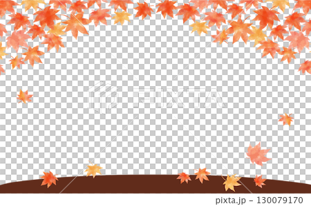 秋葉矢量圖框架 秋葉矢量圖框架 130079170