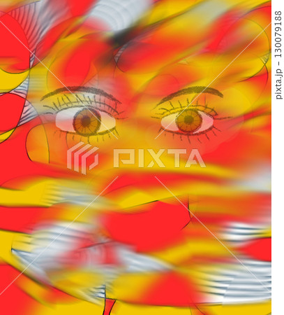 さし絵 立体イラスト 3Dイラスト 130079188