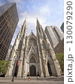 St. Patrick's Cathedral exterior view in New York City 130079290