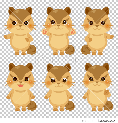 指著松鼠人物插圖集 130080352