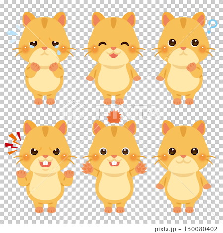 倉鼠人物插圖臉部表情集 倉鼠人物插圖臉部表情集 130080402