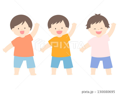 笑っている子供 130080695