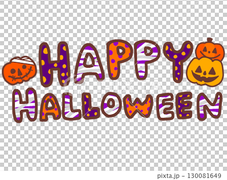 Colorful Halloween decorations Colorful Halloween decorations 130081649