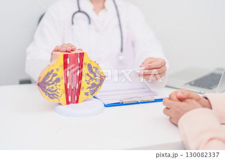 woman Patient consultation with doctor for Breast Augmentation Surgery, October Breast Cancer Awareness month, implant, Diagnosis, Beauty woman enlargement and medical healthcare concept woman Patient consultation with doctor for Breast Augmentation Surgery, October Breast Cancer Awareness month, implant, Diagnosis, Beauty woman enlargement and medical healthcare concept 130082337