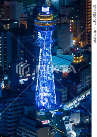 大阪夜景 通天閣 大阪夜景 通天閣 130082619