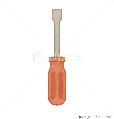 【工具】マイナスドライバーのイラスト 【工具】マイナスドライバーのイラスト 130082768