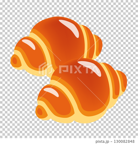 Bread roll icon 130082848
