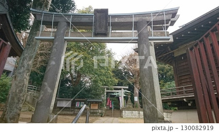 中野区上高田に鎮座する氷川神社 130082919