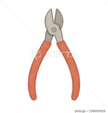 【工具】ニッパーのイラスト 130083028