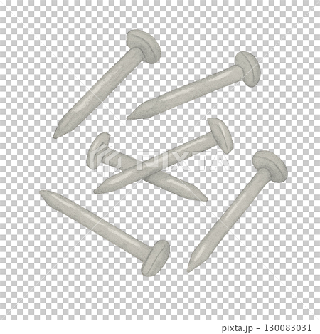 【工具】複数の釘のイラスト 130083031