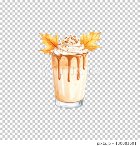 Cold glass of milk, creamy cola or sweet chocolate milkshake isolated on white background. Cold glass of milk, creamy cola or sweet chocolate milkshake isolated on white background. 130083601